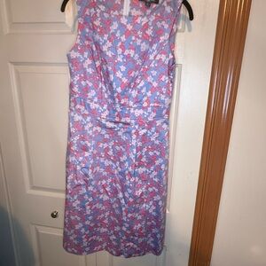 Brooks Brothers Pink and Blue Sleeveless Sundress-4